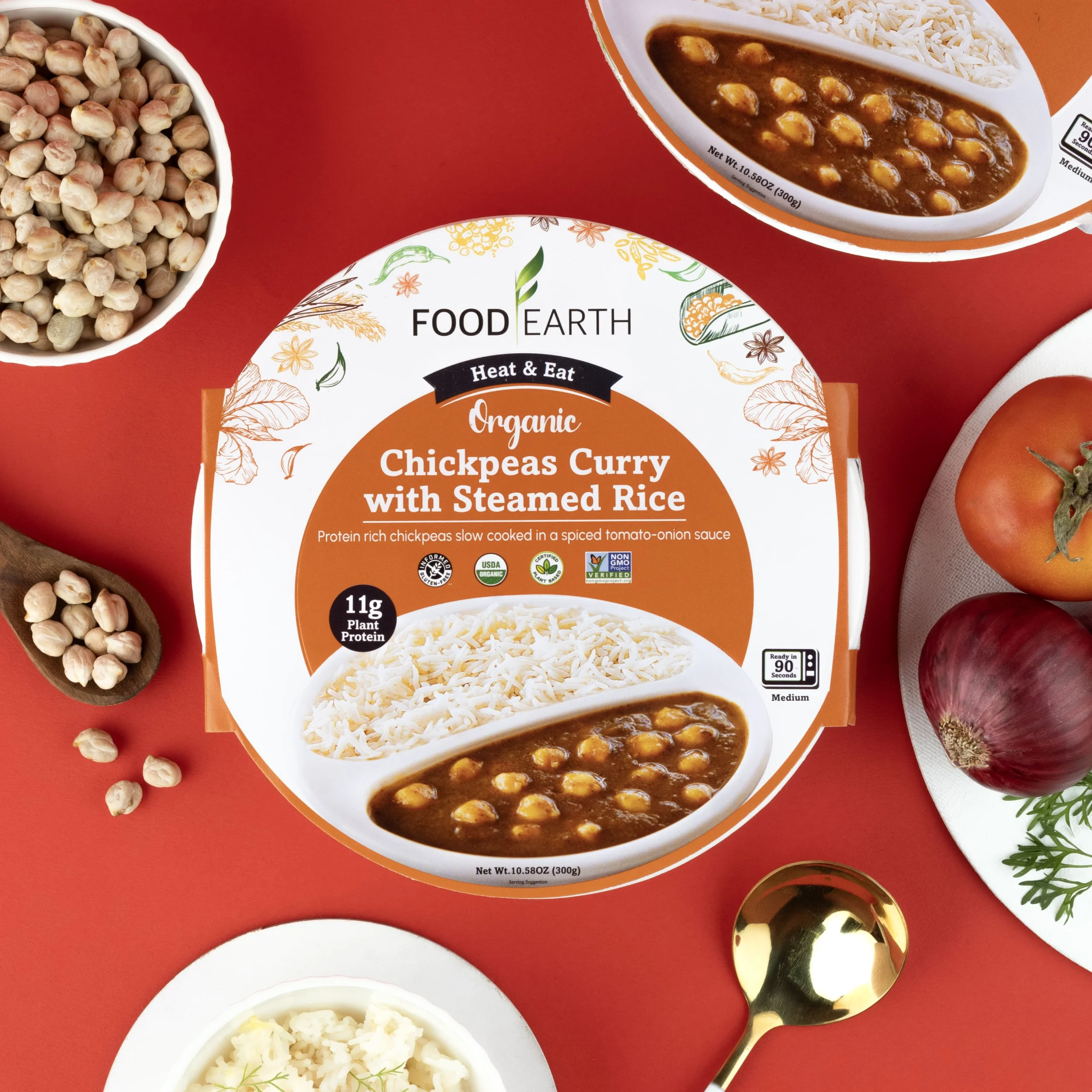 01 - Ready to Eat - Chickpeas Curry with Steam Rice-min